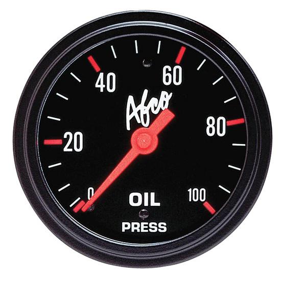 AFCO 85241 Mechanical Oil Pressure Gauge AFCO 85241 Mechanical Oil Pressure Gauge