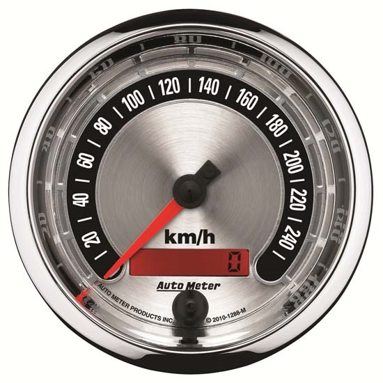 Auto Meter 1288-M American Muscle Air-Core Speedometer Gauge Auto Meter 1288-M American Muscle Air-Core Speedometer Gauge