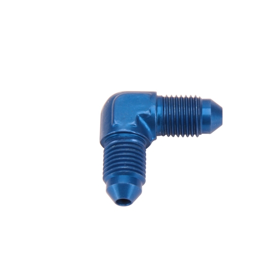 Aluminum Flare Union Fitting, 90 Degree, -3 AN Aluminum Flare Union Fitting, 90 Degree, -3 AN