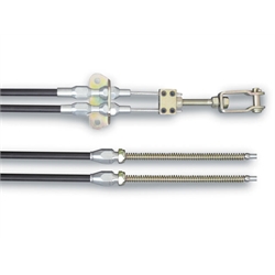 Lokar EC-80FUTB T-Bird Emergency Brake Cables, Black Housing