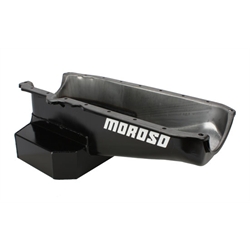 Moroso 21320 Circle Track Oil Pan, 1986-Up w/ One Piece Rear Main Seal