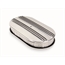 15 Inch Polished Aluminum Double Finned Oval Air Cleaner 15 Inch Polished Aluminum Double Finned Oval Air Cleaner