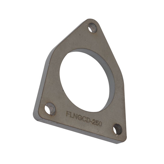GM 5.3/6.0 Truck Exhaust Flanges, Mild Steel, 2.5 Inch