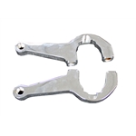 Garage Sale - Chrome Straight Ford Gasser Upper Steering Arms