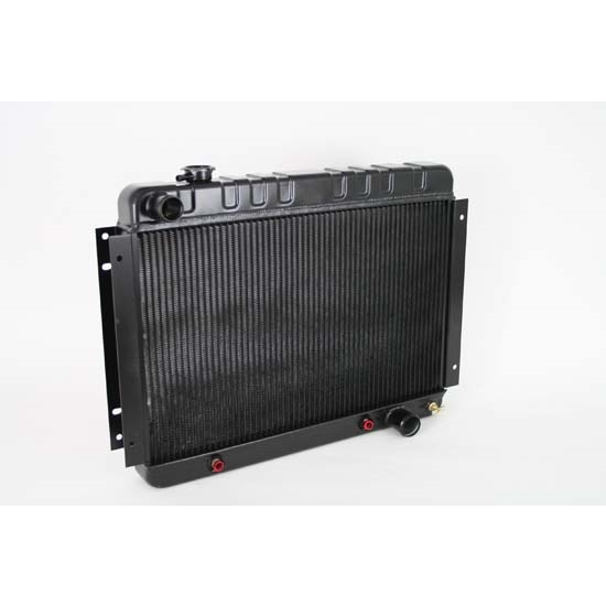 Dewitts 1249002A 66-67 Chevelle SB/BB Direct Fit HP Radiator, Blk