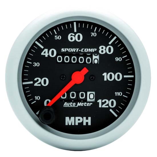 Auto Meter 3992 Sport-Comp Mechanical Speedometer, 120 MPH, 3-3/8 Inch Auto Meter 3992 Sport-Comp Mechanical Speedometer, 120 MPH, 3-3/8 Inch