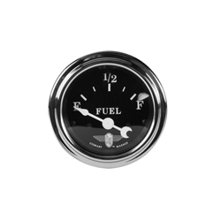 Stewart Warner 82472 Wings Fuel Level Gauge, Black