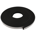 Rectangular Shape Rubber Cowl Lacing, 3/8 Inch Wide, 8 Feet