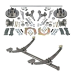 Gasser Straight Axle, Chevy Spindle and Brake Kits, 56-1/2 Hub-to-Hub