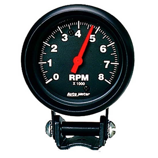 Auto Meter 2892 Z-Series Air-Core Pedestal Tach, 8k RPM, 2-5/8 Inch Auto Meter 2892 Z-Series Air-Core Pedestal Tach, 8k RPM, 2-5/8 Inch