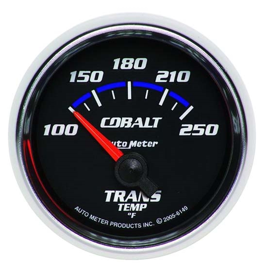 Auto Meter 6149 Cobalt Air-Core Transmission Temperature Gauge Auto Meter 6149 Cobalt Air-Core Transmission Temperature Gauge