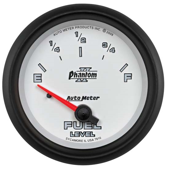 Auto Meter 7816 Phantom II Air-Core Fuel Level Gauge, 2-5/8 Inch Auto Meter 7816 Phantom II Air-Core Fuel Level Gauge, 2-5/8 Inch