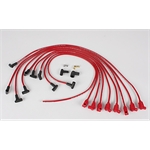 Taylor Cable 76240 8mm Spark Plug Wires-Solid Core-Under Headers-90°-Red