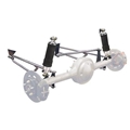Deluxe Shockwave Rear Suspension Kit, Chrome, 13 Inch Ride Height