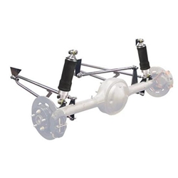 Deluxe Shockwave Rear Suspension Kit, Chrome, 13 Inch Ride Height