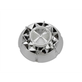 Murray Pedal Car Parts, Starburst Hubcap, 3-3/8 Inch O.D., Chrome Plastic