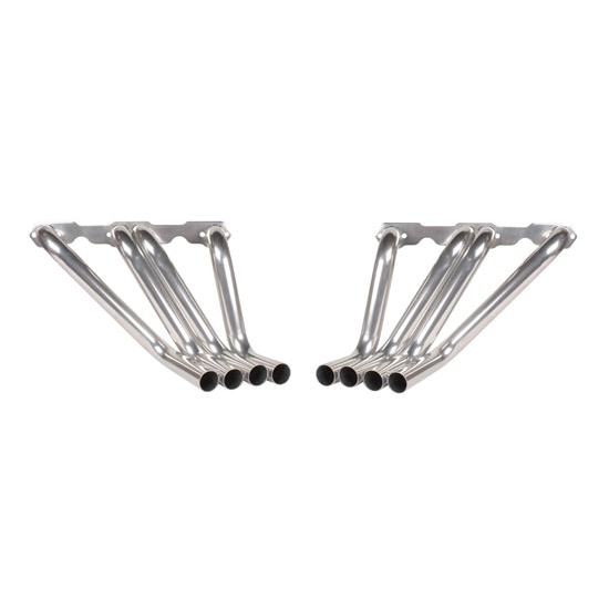 Boom Tube Small Block Chevy Zoomie Headers for Sprints, AHC Coated