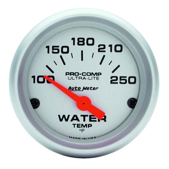 Auto Meter 4337 Ultra-Lite Air-Core Water Temperature Gauge, 2-1/16 In Auto Meter 4337 Ultra-Lite Air-Core Water Temperature Gauge, 2-1/16 In