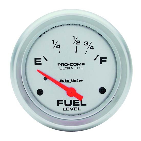 Auto Meter 4418 Ultra-Lite Air-Core Fuel Level Gauge, 2-5/8 Inch Auto Meter 4418 Ultra-Lite Air-Core Fuel Level Gauge, 2-5/8 Inch