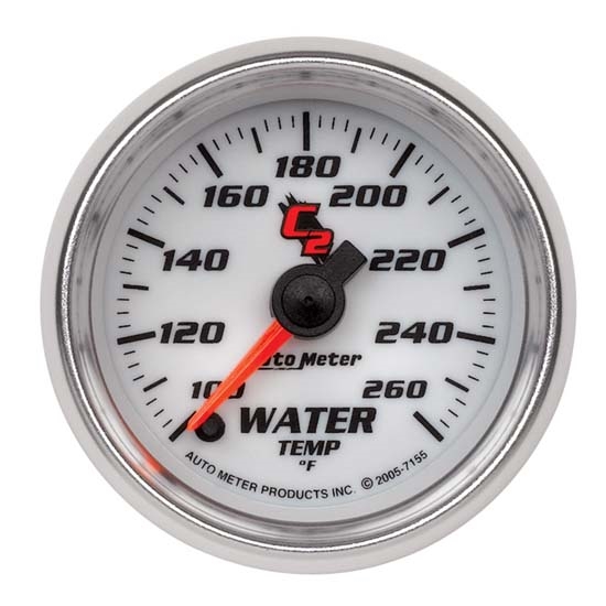 Auto Meter 7155 C2 Digital Stepper Motor Water Temperature Gauge Auto Meter 7155 C2 Digital Stepper Motor Water Temperature Gauge