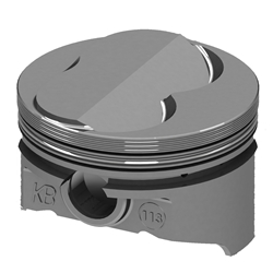 KB Chevy 350 Hypereutectic Pistons, .150 Dome, 6.0 Rod