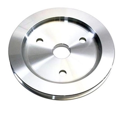 Small Block Chevy Aluminum Single Lower Pulley, Short Pump