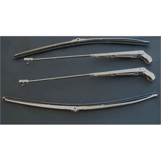 Windshield Wiper Arms/Blades, 4Piece Kit, 7081 Camaro/6872 Chevelle