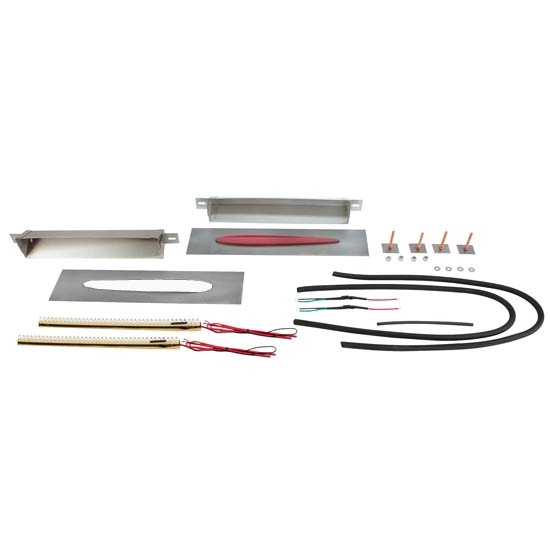 Garage Sale - Hagan Street Rods fmTD9R-LEDH Flush Mount Tail Lights Red Teardrop 9x1