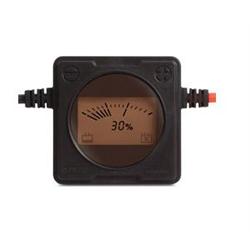 12 Volt Battery Monitor, Coiled 20 Inch Wires