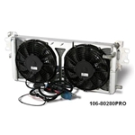 AFCO 80280PRO Shelby GT500 Heat Exchanger w/ Fans