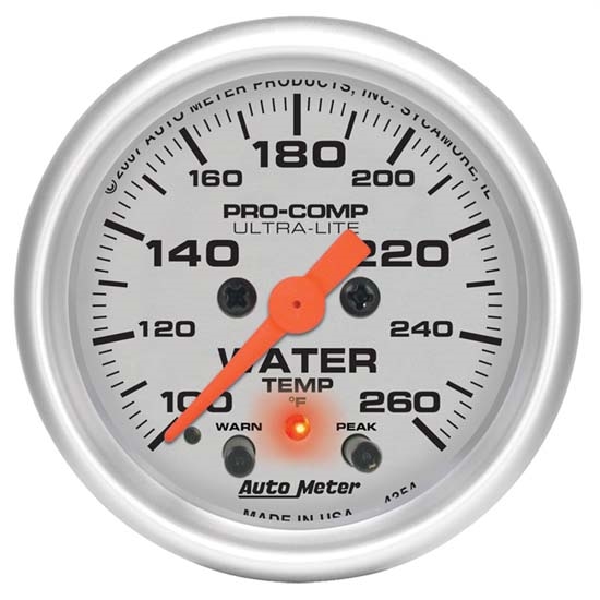 Auto Meter 4354 Ultra-Lite Digital Stepper Motor Water Temp Gauge Auto Meter 4354 Ultra-Lite Digital Stepper Motor Water Temp Gauge
