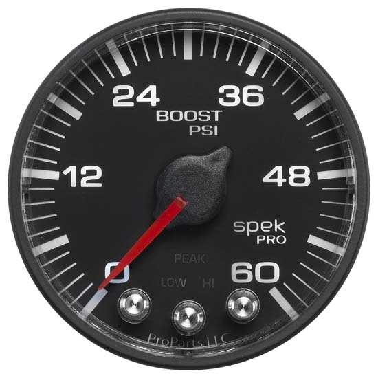 Auto Meter P304328 Spek-Pro Digital Stepper Motor Boost Gauge, 60 PSI Auto Meter P304328 Spek-Pro Digital Stepper Motor Boost Gauge, 60 PSI