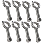 Small Block Chevy 5140 Steel I-Beam Rods, 5.7 Inch, Press Pin