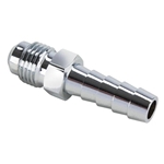97-Style Carburetor Fuel Inlet Fitting, 1/2 Inch-20 to 5/16 Hose, Chrome
