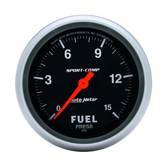 Auto Meter 3561 Sport-Comp Digital Stepper Motor Fuel Pressure Gauge Auto Meter 3561 Sport-Comp Digital Stepper Motor Fuel Pressure Gauge