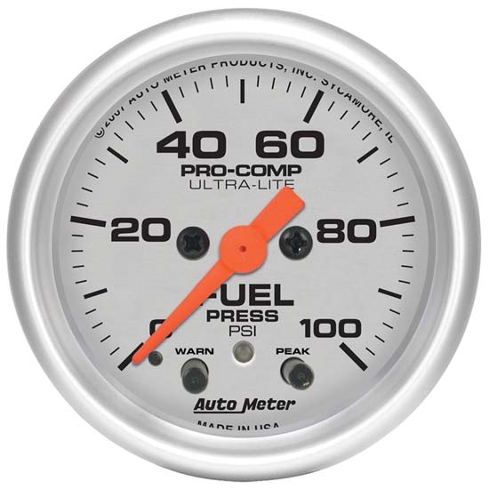 Auto Meter 4371 Ultra-Lite Digital Stepper Motor Fuel Pressure Gauge Auto Meter 4371 Ultra-Lite Digital Stepper Motor Fuel Pressure Gauge
