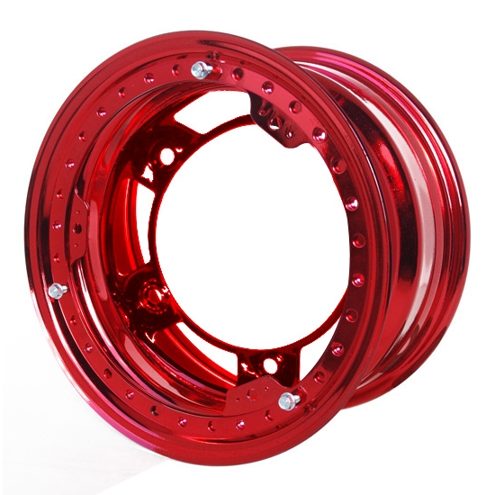 Aero 53-980520RED 53 Series 15x8 Wheel, BL, 5 on WIDE 5 BP, 2 BS, IMCA Aero 53-980520RED 53 Series 15x8 Wheel, BL, 5 on WIDE 5 BP, 2 BS, IMCA