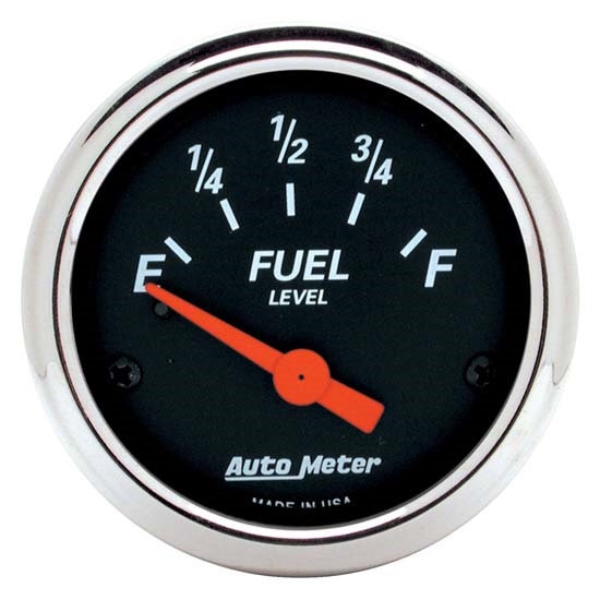 Auto Meter 1425 Designer Black Air-Core Fuel Level Gauge, 2-1/16 Inch Auto Meter 1425 Designer Black Air-Core Fuel Level Gauge, 2-1/16 Inch