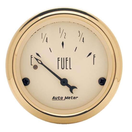 Auto Meter 1506 Golden Oldies Air-Core Fuel Level Gauge, 2-1/16 Inch Auto Meter 1506 Golden Oldies Air-Core Fuel Level Gauge, 2-1/16 Inch