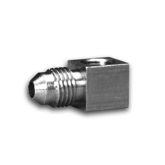 Auto Meter 3271 Pressure Sensor Adapter Fitting, 90 Degree, -4 AN Auto Meter 3271 Pressure Sensor Adapter Fitting, 90 Degree, -4 AN