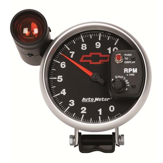 Auto Meter 3699-00406 GM Black Air-Core Pedestal Tachometer Gauge Auto Meter 3699-00406 GM Black Air-Core Pedestal Tachometer Gauge