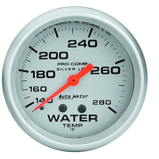 Auto Meter 4631 Ultra-Lite Mechanical Water Temperature Gauge, 2-5/8 Auto Meter 4631 Ultra-Lite Mechanical Water Temperature Gauge, 2-5/8