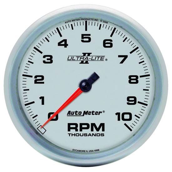 Auto Meter 4998 Ultra-Lite II Air-Core In-Dash Tach, 10k RPM, 5 Inch Auto Meter 4998 Ultra-Lite II Air-Core In-Dash Tach, 10k RPM, 5 Inch