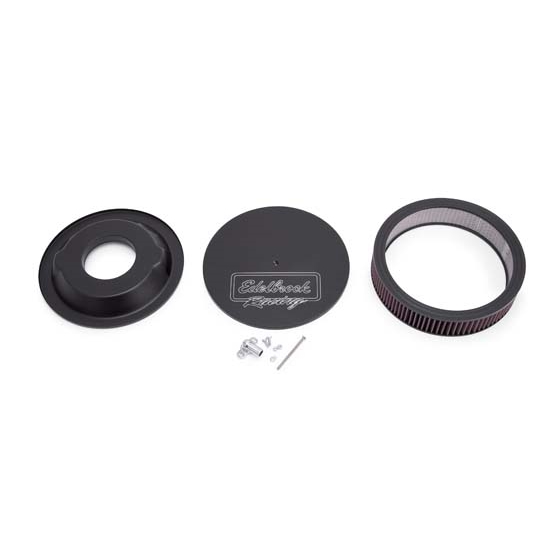 Edelbrock 41613 Victor Series Air Cleaner Assembly, Round, 3.125 Inch