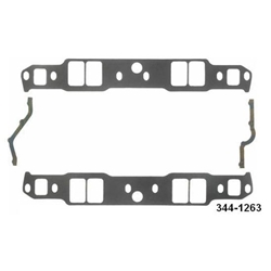Fel-Pro P1263 Small Block Chevy Intake Manifold Gaskets-1.31x2.02 Inch
