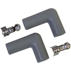 MSD Spark Plug Boot, 90 Degree, Non Logo 2/Card