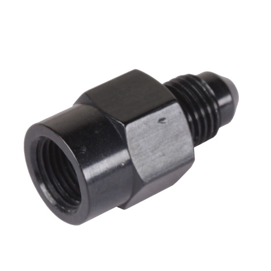 Fragola 495020BL Pressure Fitting 1/8 Inch Female to AN3 Male - Black Fragola 495020BL Pressure Fitting 1/8 Inch Female to AN3 Male - Black