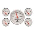 Auto Meter 1302 Arctic White Gauge Set, Electric Speedo