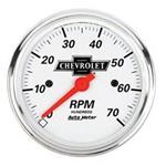 Auto Meter 1398-00408-DOMED Chevrolet 3-1/8 Inch Tachometer