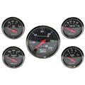 Auto Meter 1400 Gauge Kit, Designer Black Gauge Set, Mechanical Speedo